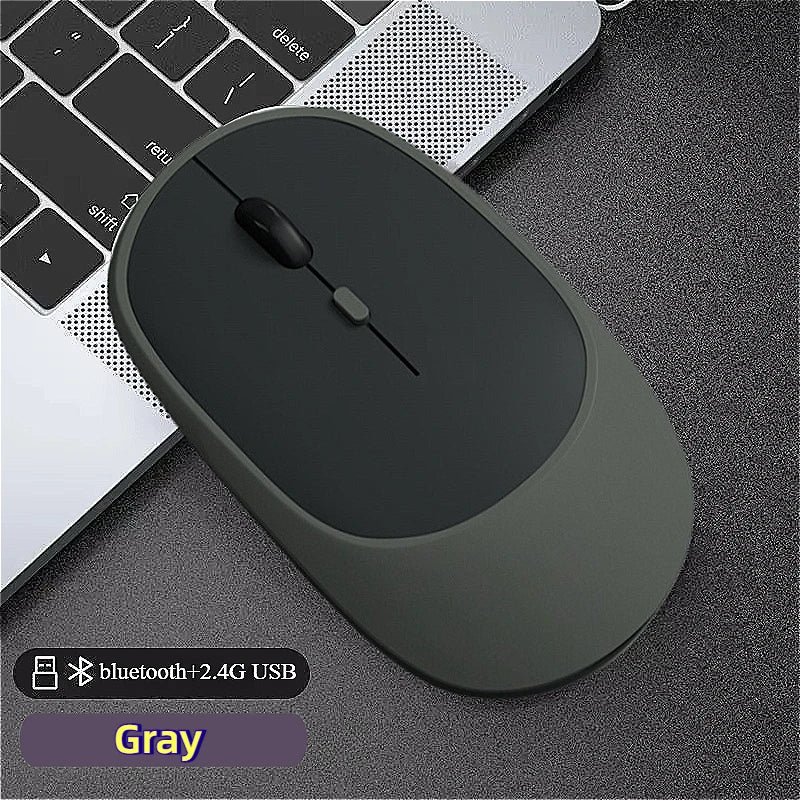MINGCVIL Rechargeable Silent Wireless Mouse (Bluetooth/Adjustable DPI)