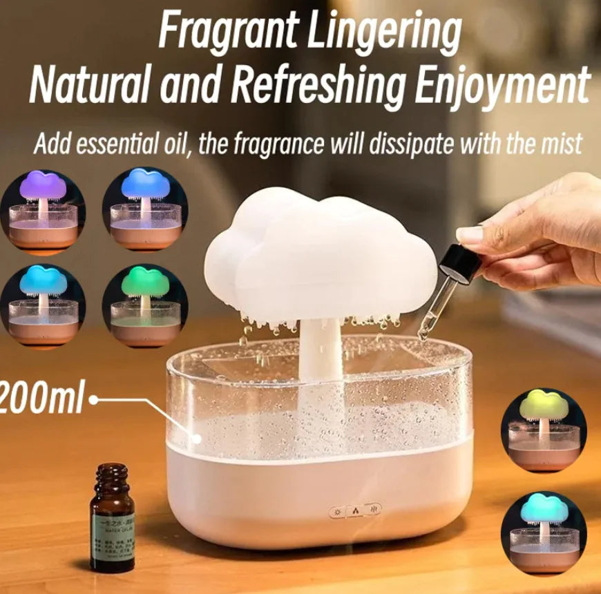 Mist Rain LED Essential Diffuser