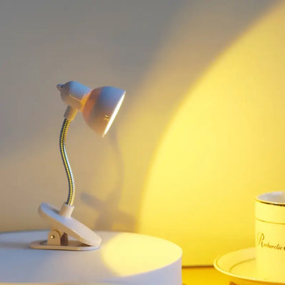 Compact Reading Clip Lamp: Warm Eye-Care Light
