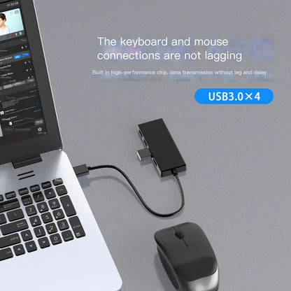 Laptop 4-Port USB 3.0 Hub
