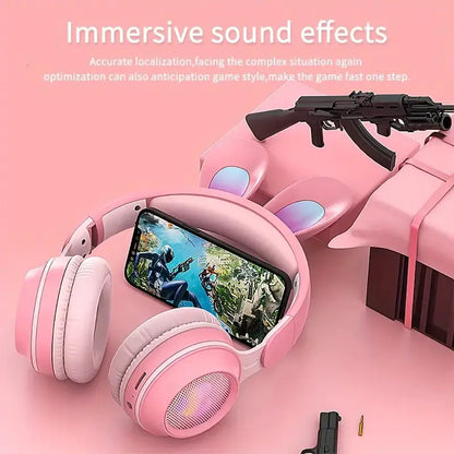 Bunny Beats RGB Wireless Headphones for Kids