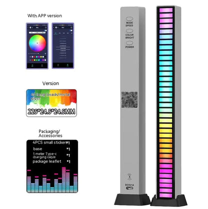 Dual-Sided RGB Rhythm Voice Lamp