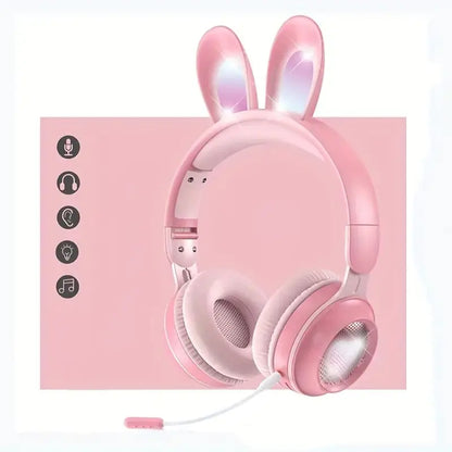 Bunny Beats RGB Wireless Headphones for Kids