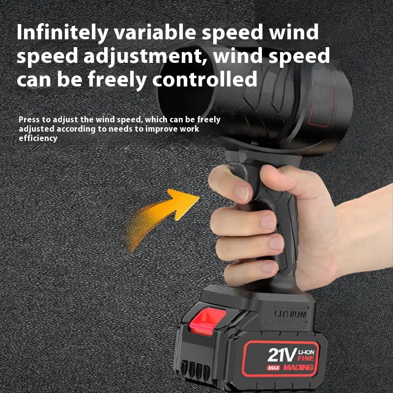 Dual-Power Lithium Blower for Industrial Use
