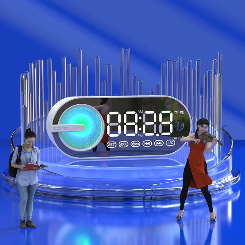 SleekSync Bluetooth Speaker Clock