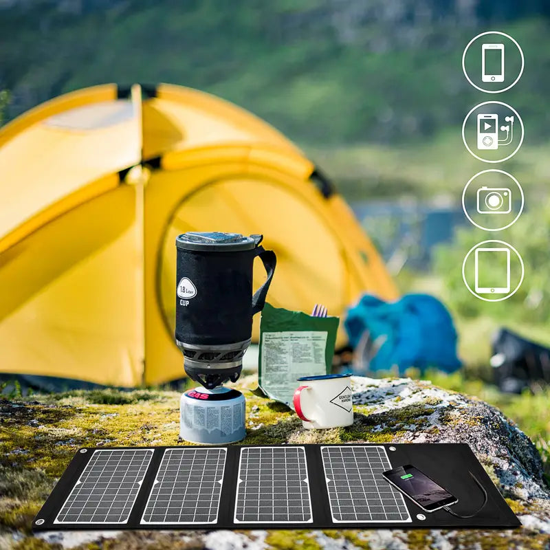 30W Foldable Solar Charger for Outdoors