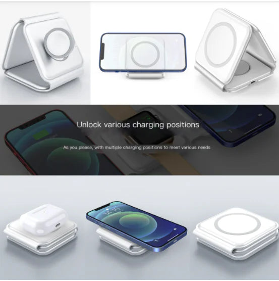 TriFold Magnetic Charger for Apple