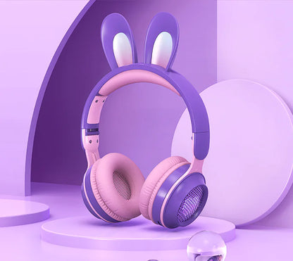 Bunny Beats RGB Wireless Headphones for Kids