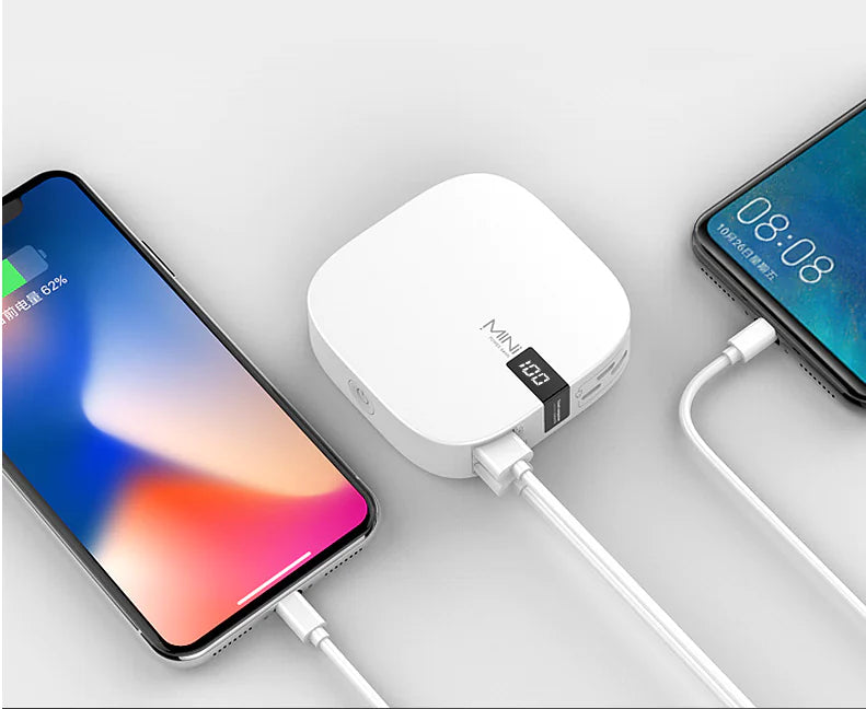 Compact 10K mAh Fast Charger