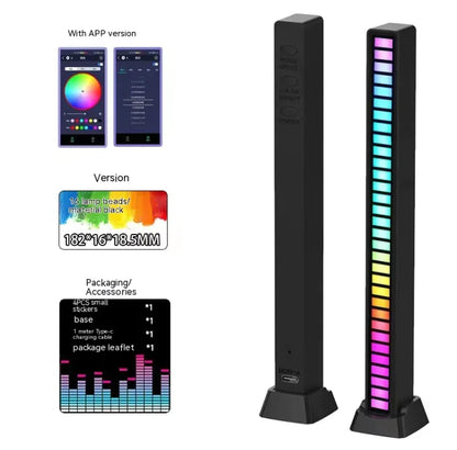 Dual-Sided RGB Rhythm Voice Lamp