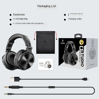 OneOdio Flex Wireless Headphones with Detachable Cord