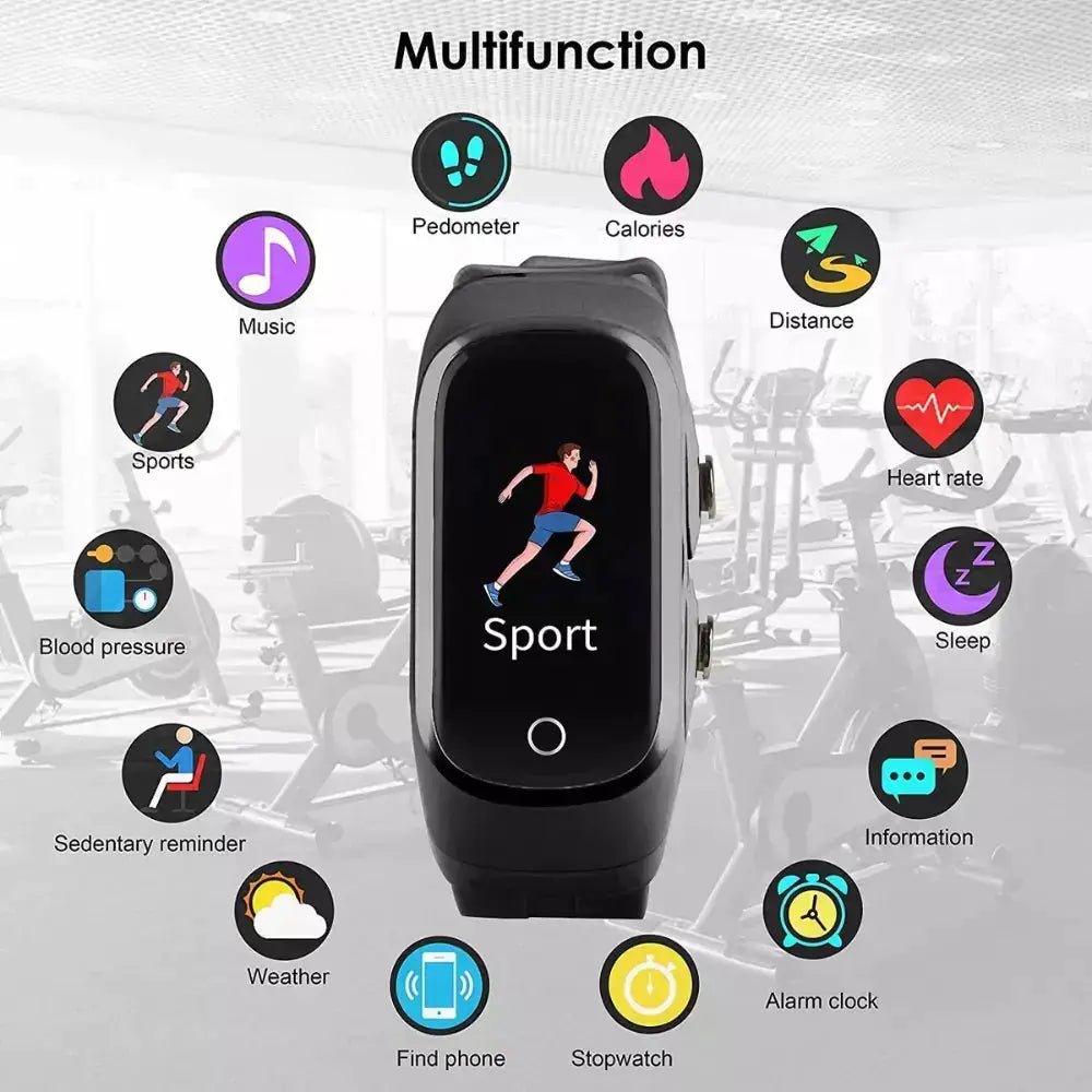 All-in-One Fitness Smartwatch & Earbuds
