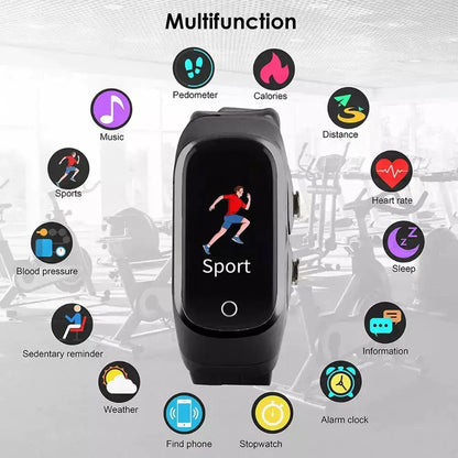 All-in-One Fitness Smartwatch & Earbuds