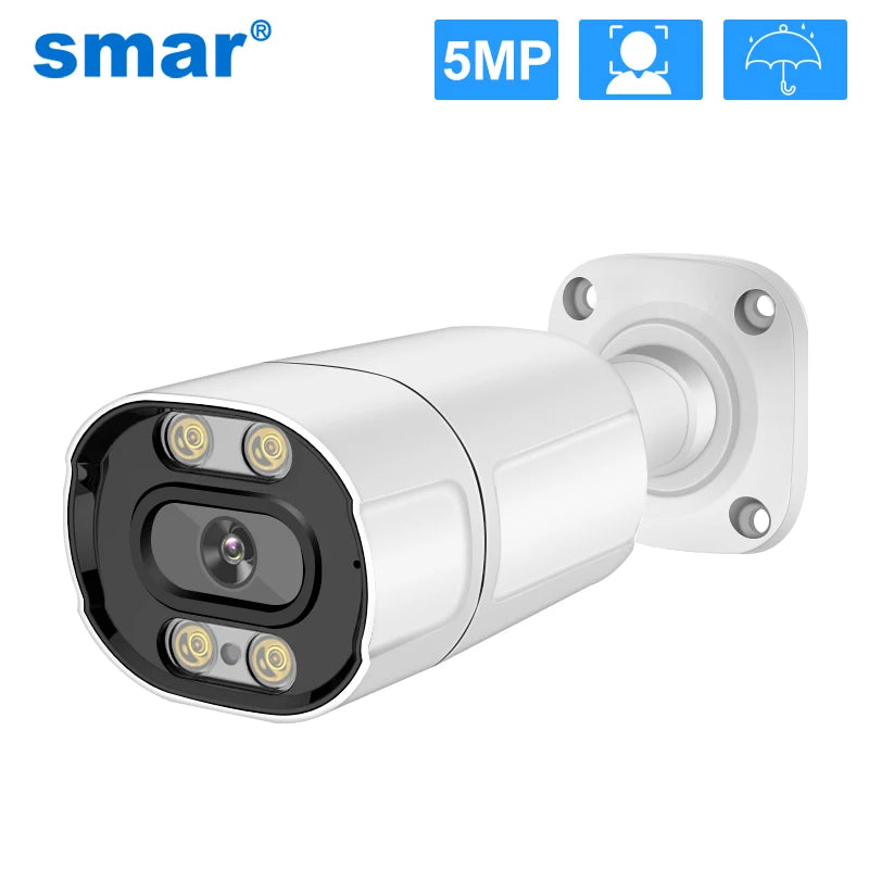 Smar 8MP POE IP Camera with AI Face Detection (Outdoor/Waterproof)