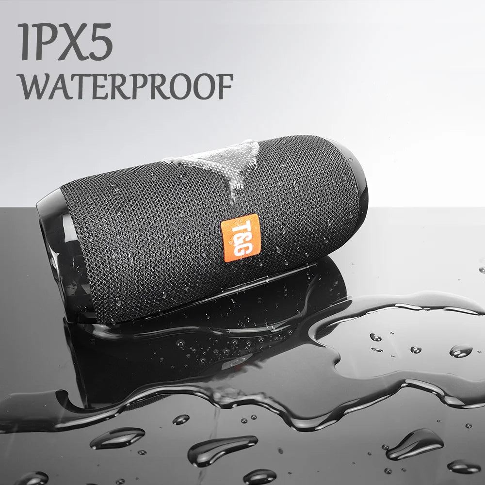 TG117 Portable Wireless Bluetooth Speaker | Waterproof Subwoofer with FM Radio