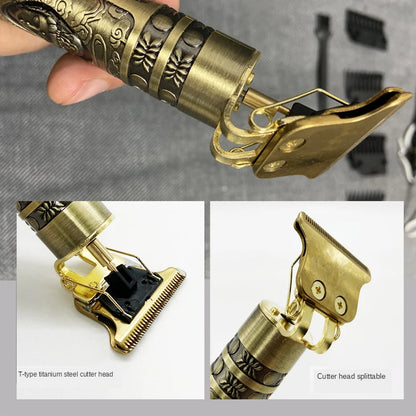 Professional T9 Hair Clipper & Beard Trimmer (0mm Zero Gap)