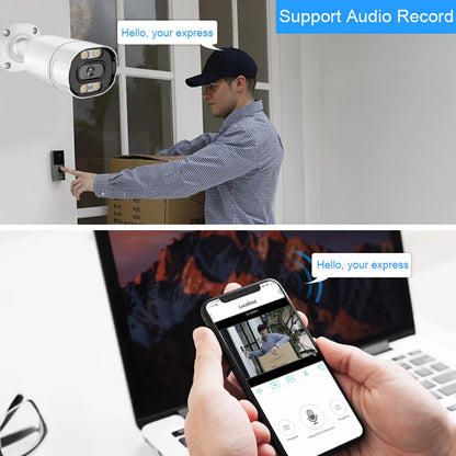 Smar 8MP POE IP Camera with AI Face Detection (Outdoor/Waterproof)