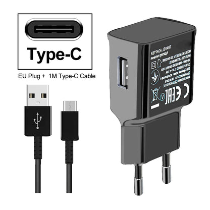 5V 2A USB Travel Charger Adapter and Cable Kit