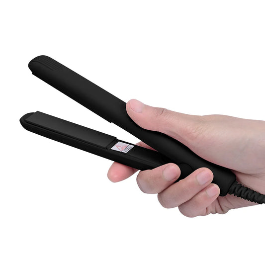 Portable Mini Ceramic Hair Straightener (Wet/Dry, Fast Heat)