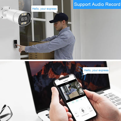 Smar 8MP POE IP Camera with AI Face Detection (Outdoor/Waterproof)