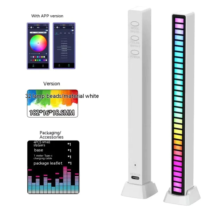 Dual-Sided RGB Rhythm Voice Lamp