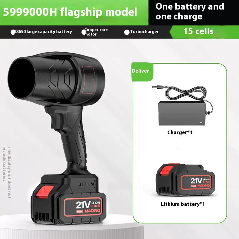 Dual-Power Lithium Blower for Industrial Use