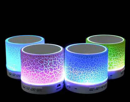 Compact Crackled Mini Bluetooth Speaker