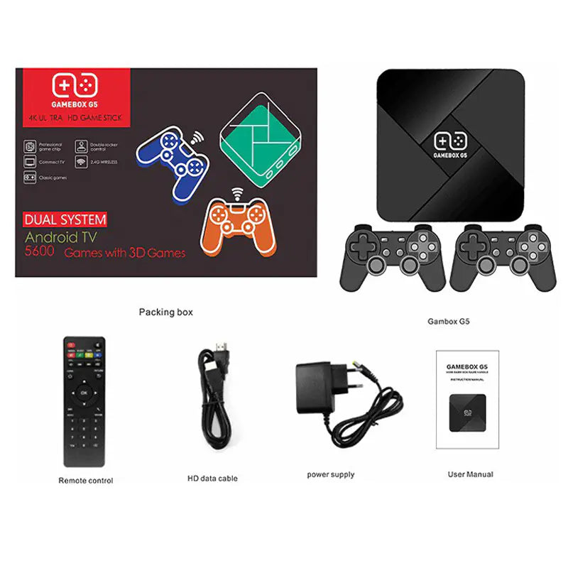 G5 Dual System Retro Console with Wireless Controller
