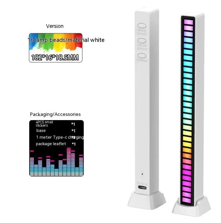 Dual-Sided RGB Rhythm Voice Lamp