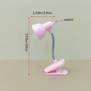 Compact Reading Clip Lamp: Warm Eye-Care Light