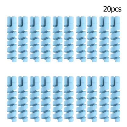10pcs Silicone Cable Protectors | Spiral Cord Savers for USB Charger Cables