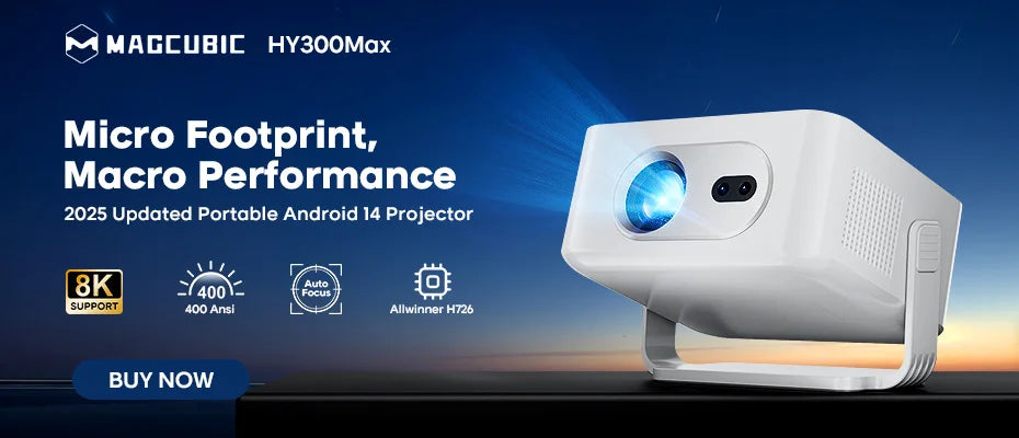 Magcubic HY300 Pro 1080P Smart Projector (Android/Dual WiFi)