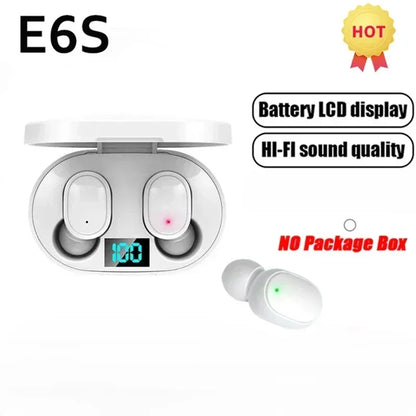 E6S TWS Wireless Bluetooth Earbuds w/ Mic (Noise Cancelling)