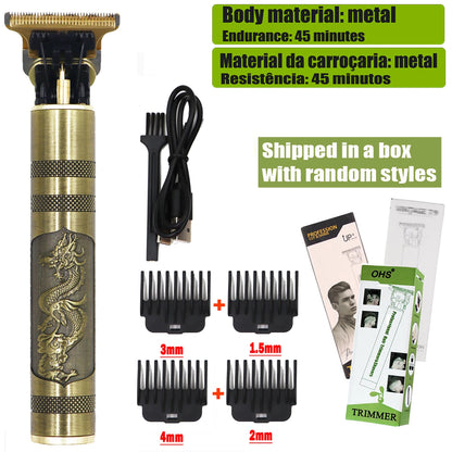 T9 Cordless Hair Trimmer & Shaver (Electric Barber Razor)
