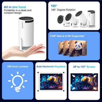 Magcubic HY300 Pro 1080P Smart Projector (Android/Dual WiFi)