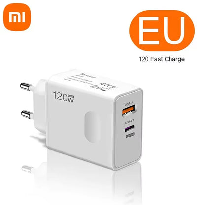 Original Xiaomi 120W PD Super Fast USB-C Charger Adapter