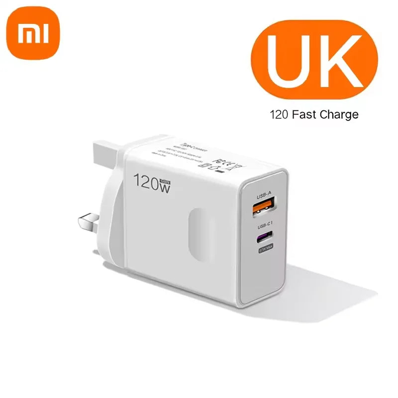 Original Xiaomi 120W PD Super Fast USB-C Charger Adapter