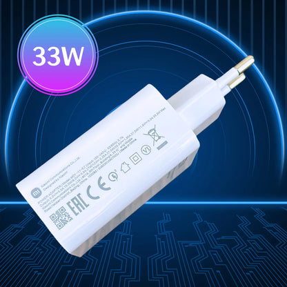 Original Xiaomi 33W Turbo Fast Charger with Type C Cable