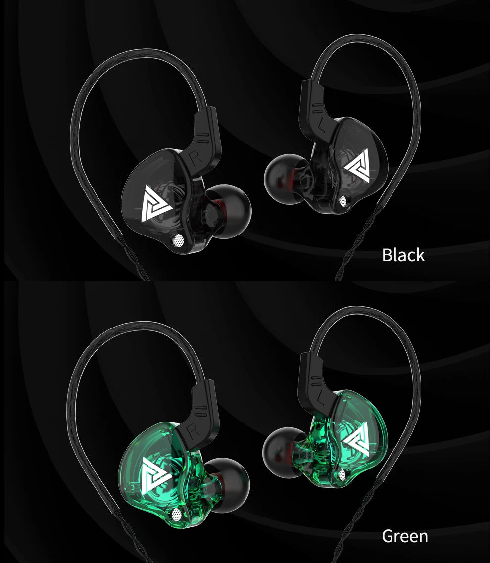 QKZ AK6 HiFi In-Ear Monitor Earbuds with Mic
