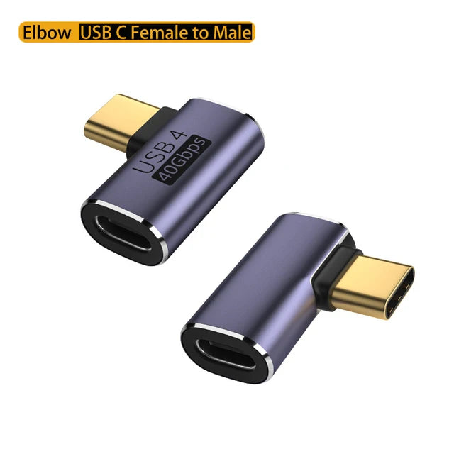 USB-C OTG Adapter (100W PD, 40Gbps, 8K 60Hz) for MacBook/PC