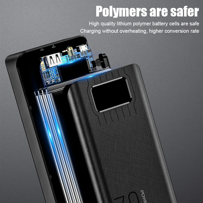 30000mAh/40000mAh Power Bank | Portable QC Fast Charging External Battery