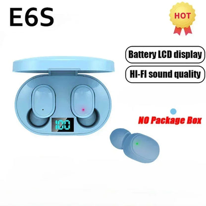 E6S TWS Wireless Bluetooth Earbuds w/ Mic (Noise Cancelling)