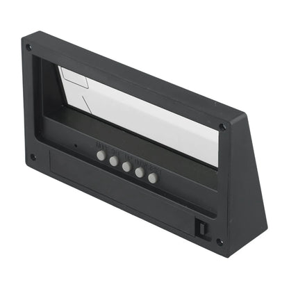 LED Desktop Alarm Clock with Thermo-Hygrometer and Weather Display