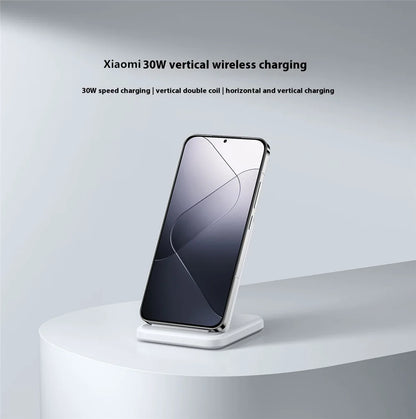 Xiaomi Mi 30W Vertical Wireless Charger | Fast Charging Stand for Mi/Redmi & iPhone