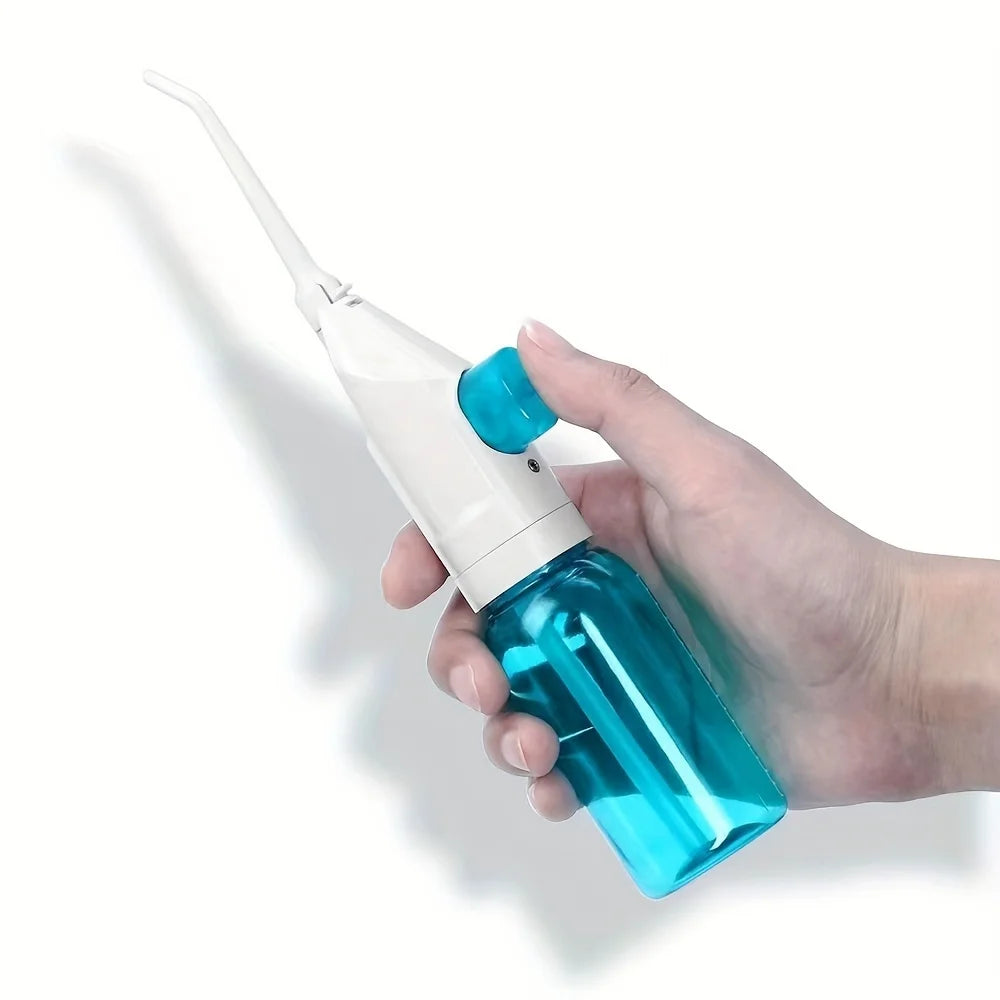 Portable High-Pressure Manual Oral Irrigator (Water Flosser)