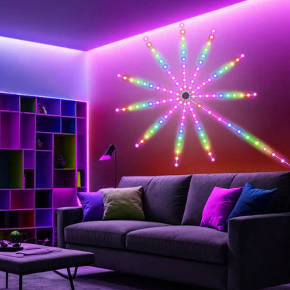RGB LED Strip Lights with Bluetooth App Control (Music Sync)
