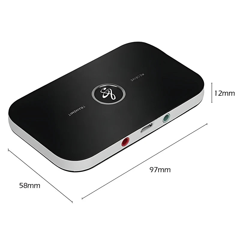 2-in-1 Bluetooth 5.3 Audio Transmitter Receiver (RCA/3.5mm AUX)