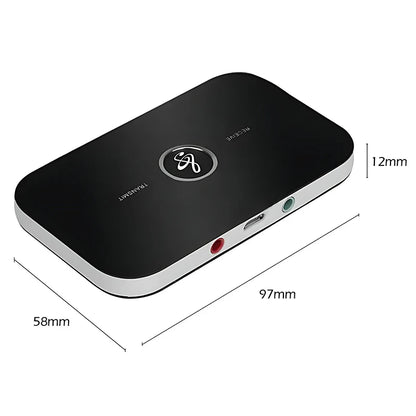 2-in-1 Bluetooth 5.3 Audio Transmitter Receiver (RCA/3.5mm AUX)