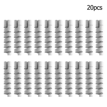 10pcs Silicone Cable Protectors | Spiral Cord Savers for USB Charger Cables