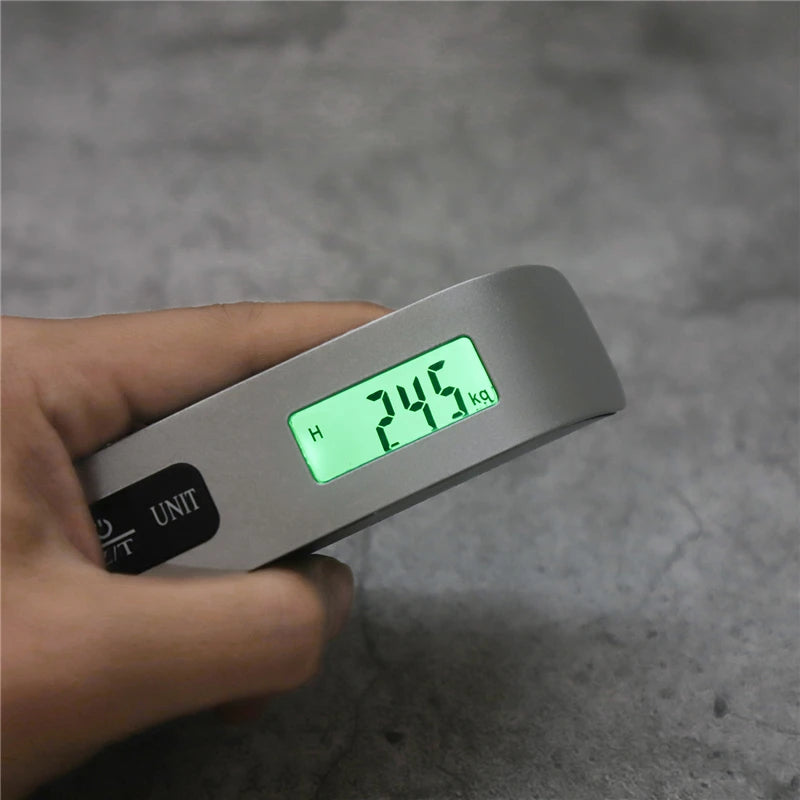 Digital Portable Luggage Scale (50kg/110lb) w/ LCD Display